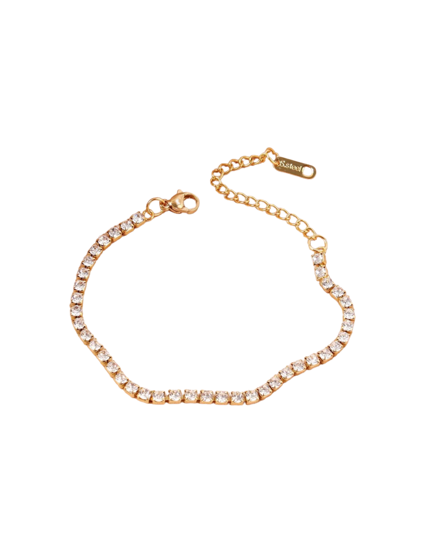 Gold Tennis Bracelet
