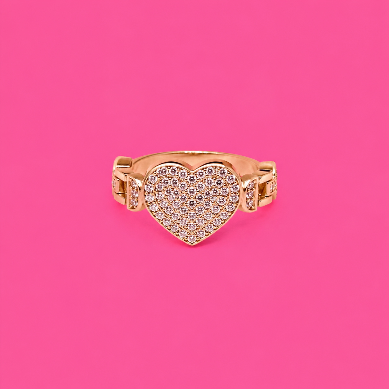 Bling Heart Ring