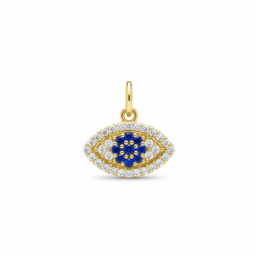 14k Gold-Filled Evil Eye Charm