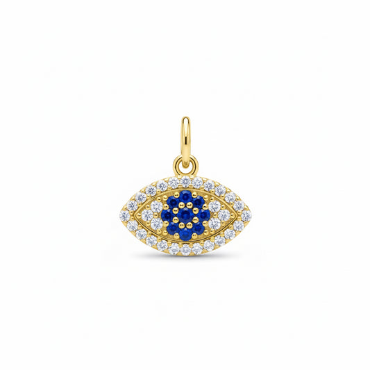 14k Gold-Filled Evil Eye Charm