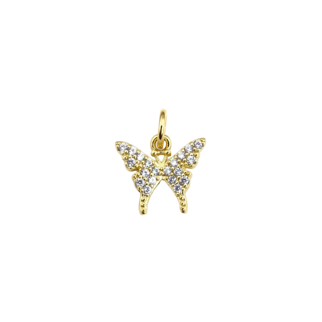 14k Gold-Filled Butterfly Charm
