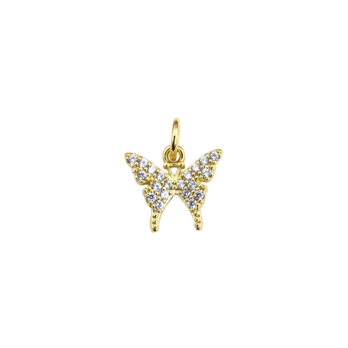 14k Gold-Filled Butterfly Charm