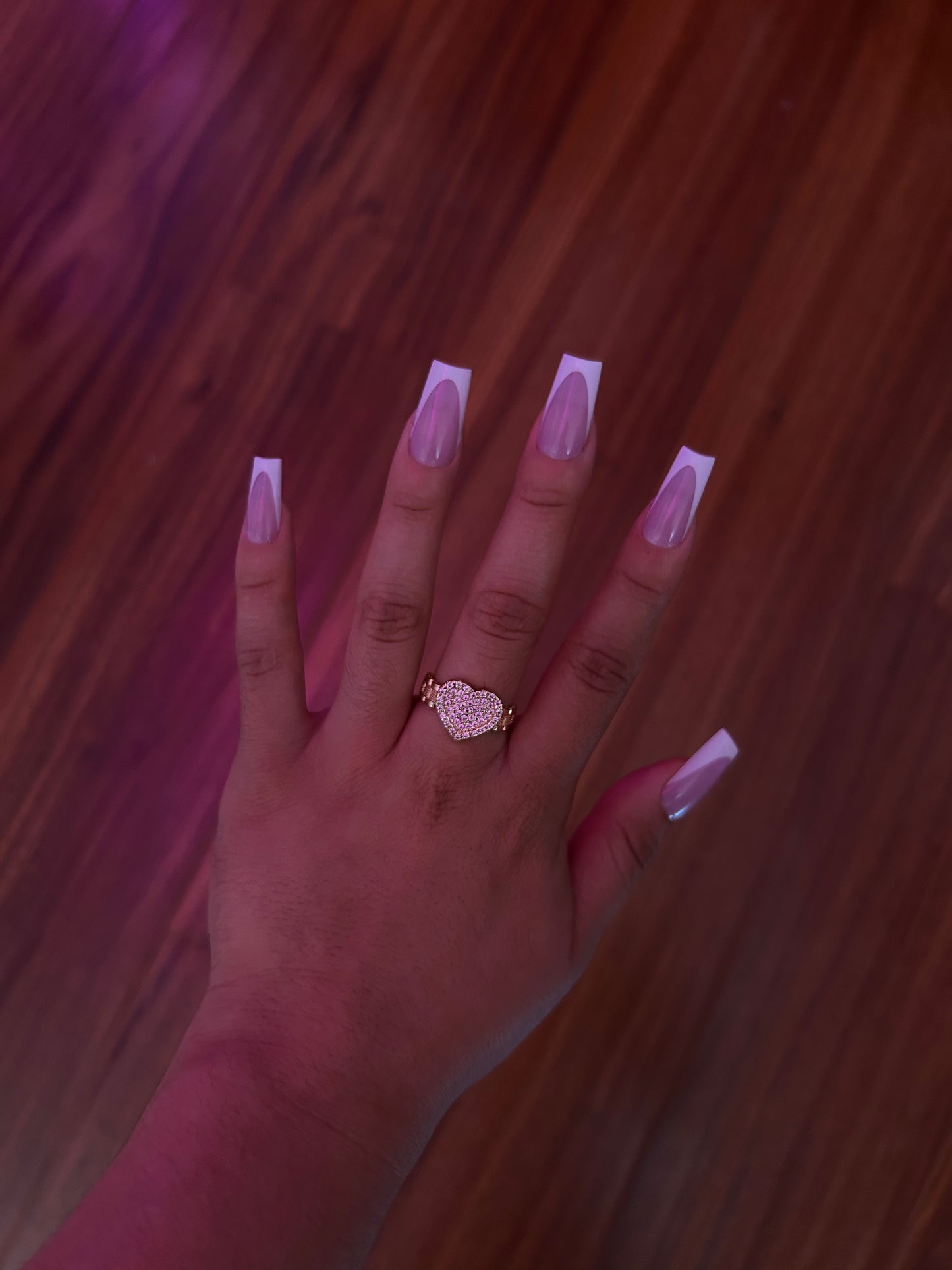 Bling Heart Ring